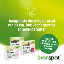 Dronspot Spot On Kat Anti Vlooien En Teken Druppels Kat 5 - 8 Kg -Deli Prins Winkel 1002871 4