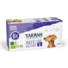 4x Yarrah Bio Hondenvoer Multipack Paté Graanvrij Kip - Kalkoen -Deli Prins Winkel 1003007