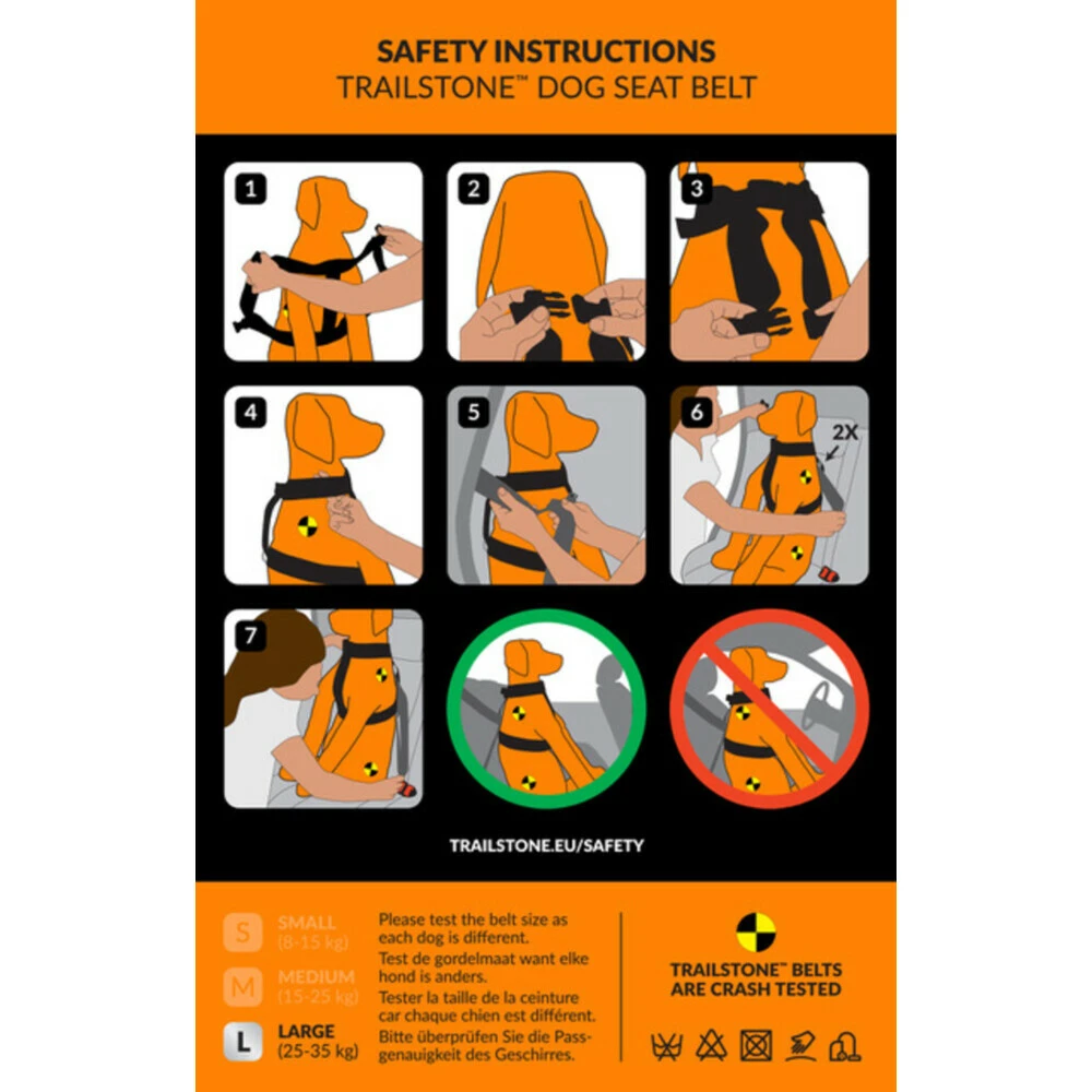 Trailstone Dog Seat Belt Large 5 Trailstone Dog Seat Belt Large - Afbeelding 3