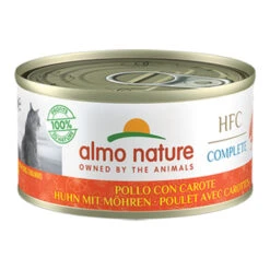 24x Almo Nature HFC Complete Kattenvoer Kip - Wortel