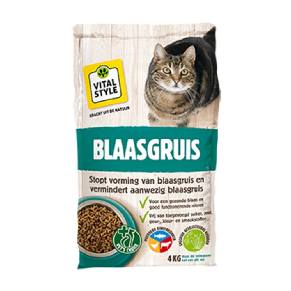 VITALstyle Kattenvoer Blaasgruis 3 VITALstyle Kattenvoer Blaasgruis
