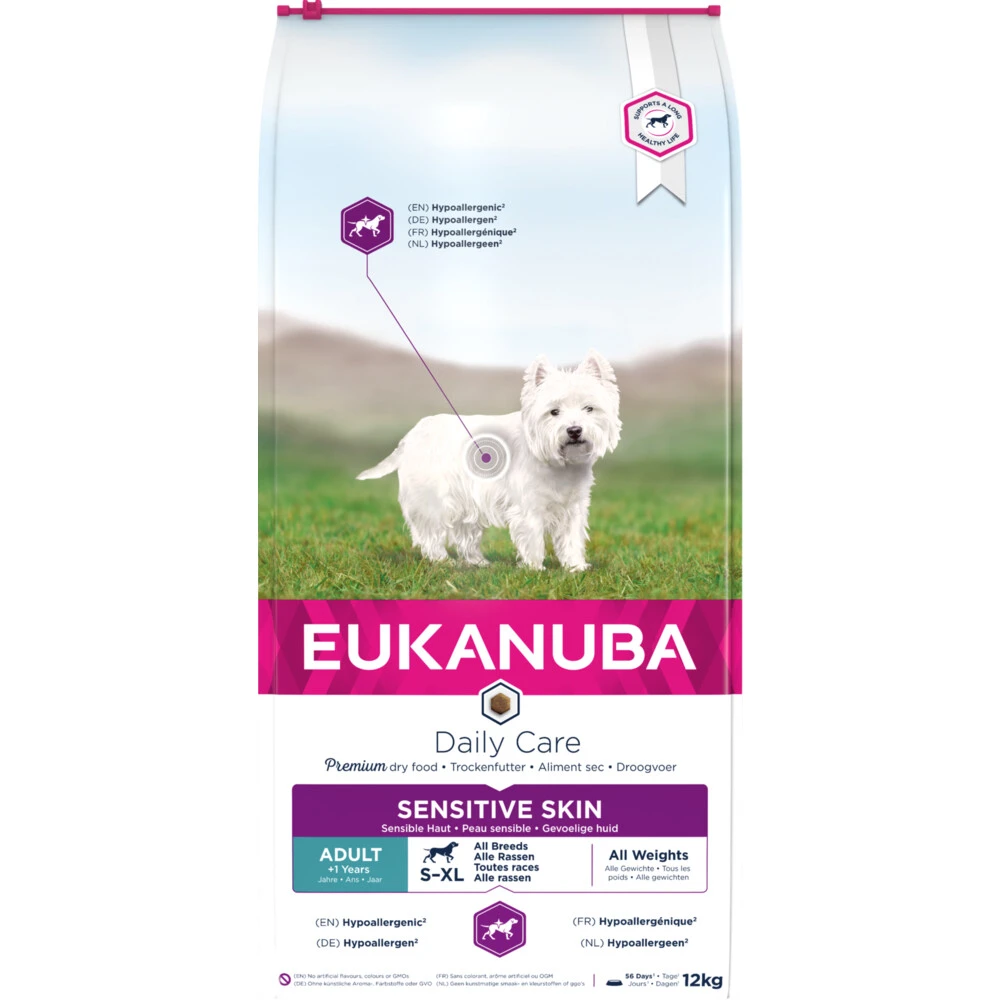 Eukanuba Dog Daily Care Adult Medium Gevoelige Huid 3 Eukanuba Dog Daily Care Adult Medium Gevoelige Huid