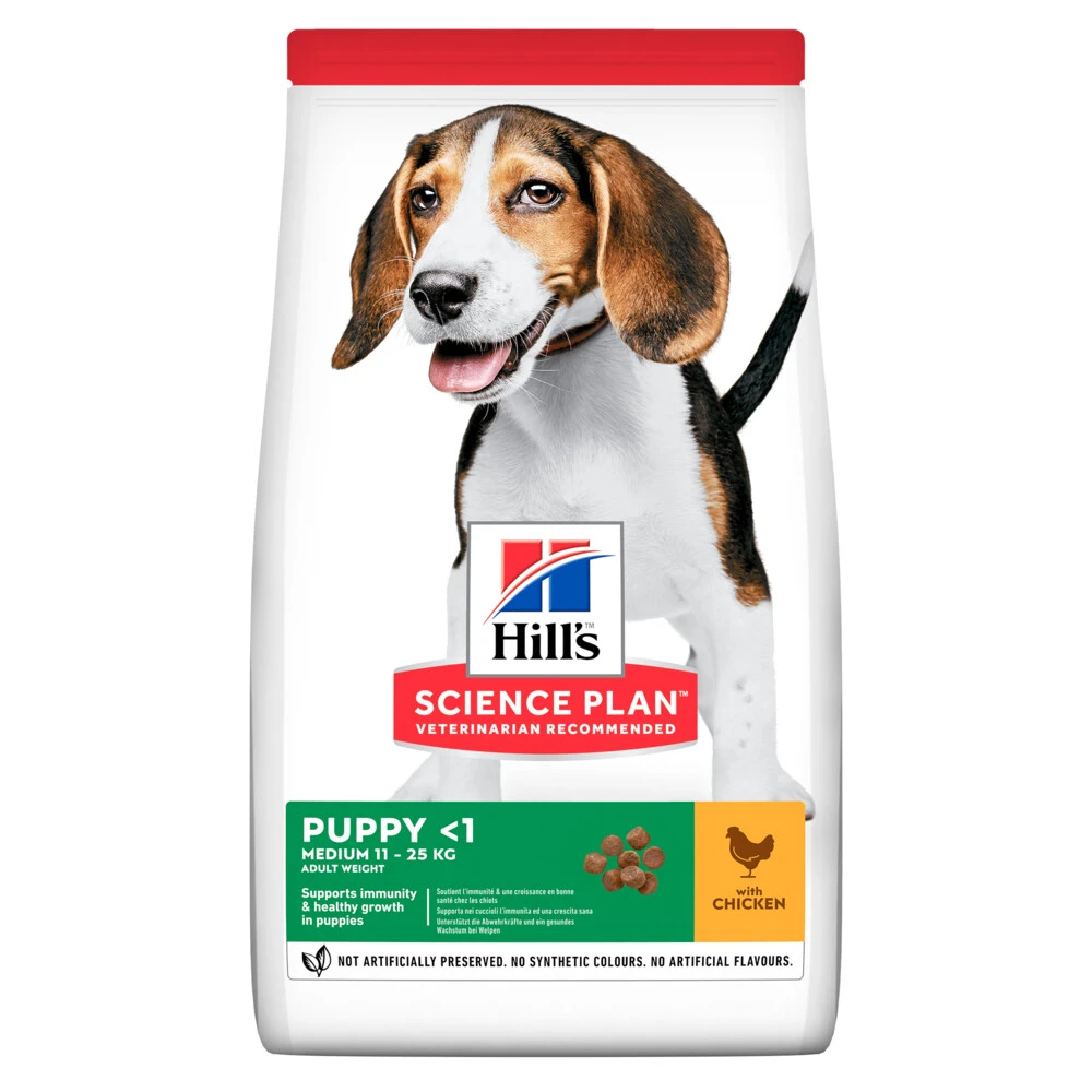 Hill's Hillu0027s Science Plan Hondenvoer Puppy Medium Kip 3 Hill's Hillu0027s Science Plan Hondenvoer Puppy Medium Kip