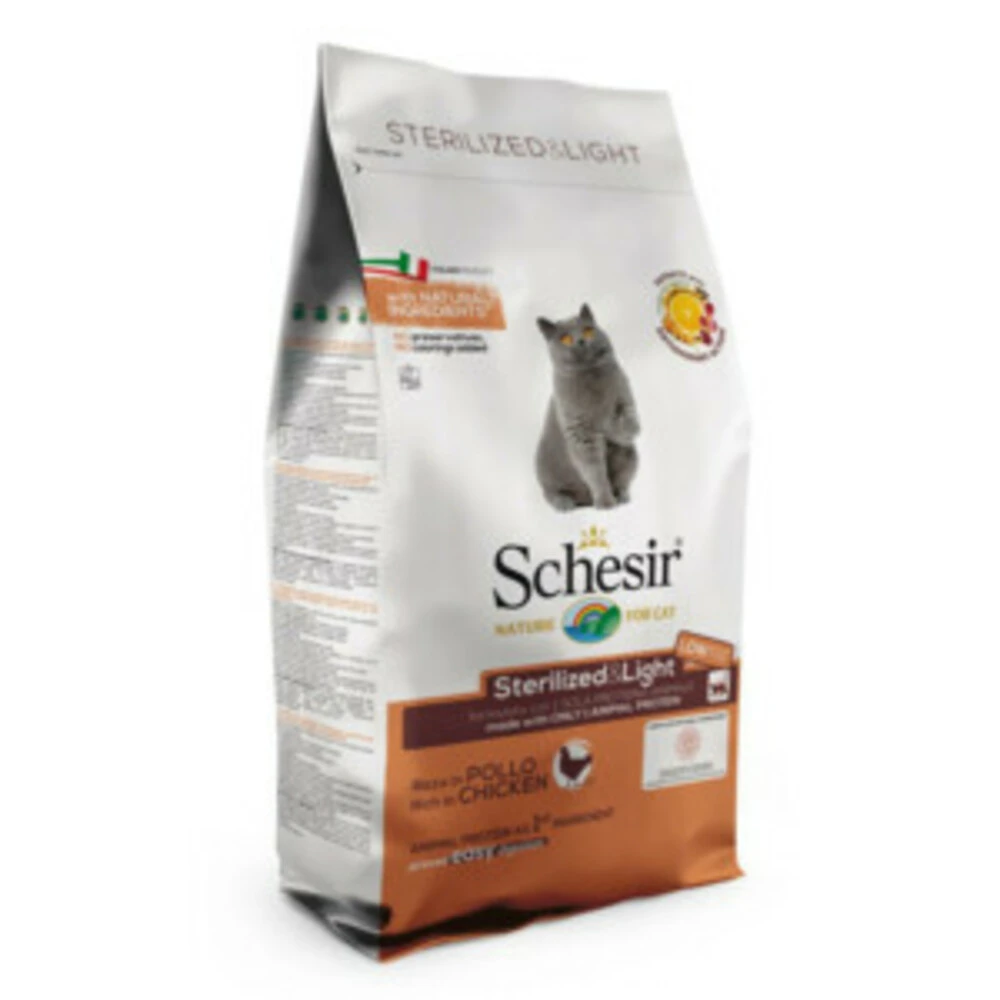 Schesir Kattenvoer Dry Sterilized En Overweight 4 Schesir Kattenvoer Dry Sterilized En Overweight - Afbeelding 2