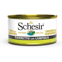 14x Schesir Katten Natvoer Blik Tonijn En Goudmakreel
