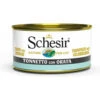 14x Schesir Katten Natvoer Blik Tonijn En Zeebrasem -Deli Prins Winkel 1007686