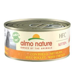 24x Almo Nature HFC Kitten Kattenvoer Kip