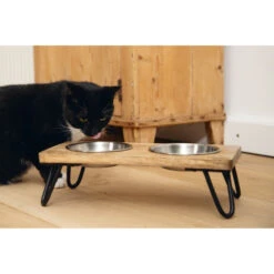 Designed By Lotte Dinerset Linga Hout - Metaal 2 Stuks -Deli Prins Winkel 1017107 2