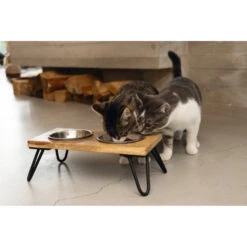 Designed By Lotte Dinerset Linga Hout - Metaal 2 Stuks -Deli Prins Winkel 1017107 6