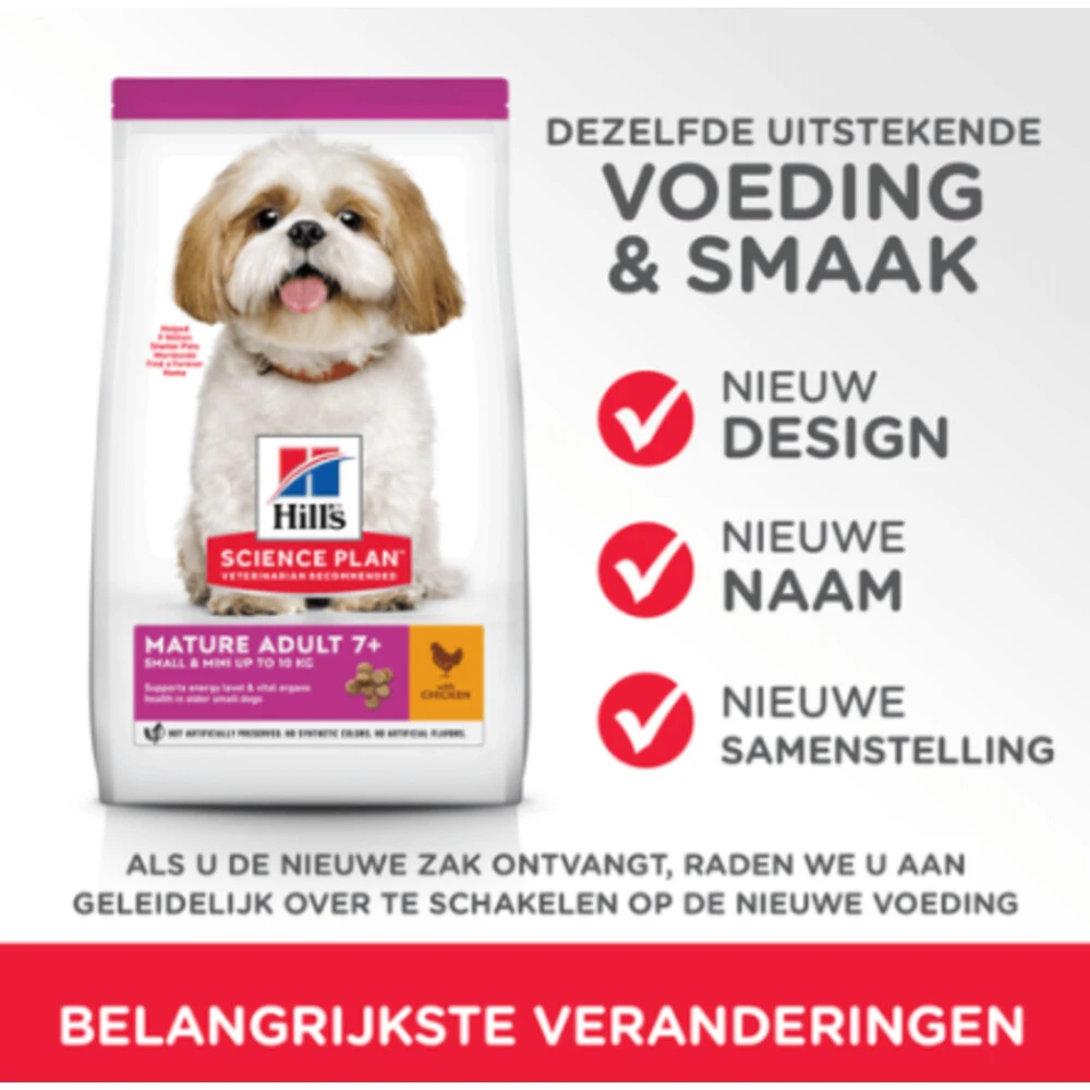 Hill's Hillu0027s Canine Mature Adult Small - Mini Kip 5 Hill's Hillu0027s Canine Mature Adult Small - Mini Kip - Afbeelding 3