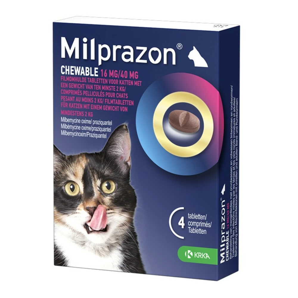 Milprazon Ontworming Kauwtabletten Grote Kat 3 Milprazon Ontworming Kauwtabletten Grote Kat