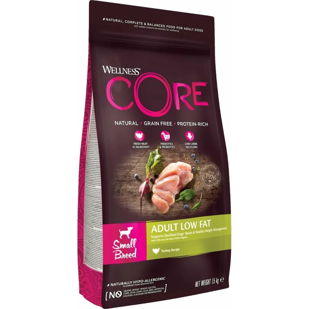 Wellness Core Hondenvoer Small Healthy Weight Kalkoen 3 Wellness Core Hondenvoer Small Healthy Weight Kalkoen