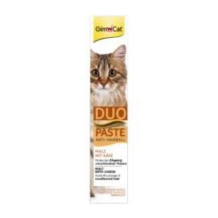 8x GimCat Anti-Hairball Duo-Paste Kaas - Mout