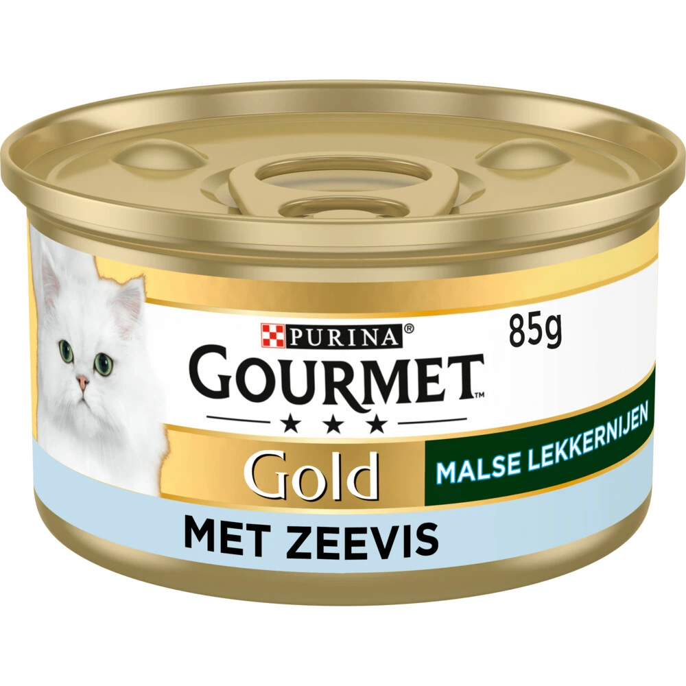 24x Gourmet Gold Blik Malse Lekkernijen Zeevis 3 24x Gourmet Gold Blik Malse Lekkernijen Zeevis