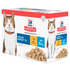 Hill's Hillu0027s Science Plan Kattenvoer Mature Adult 7+ Multipack Favourite Selection
