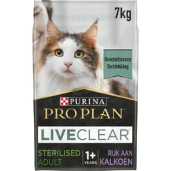 Pro Plan LiveClear Sterilised Adult 1+ Kalkoen