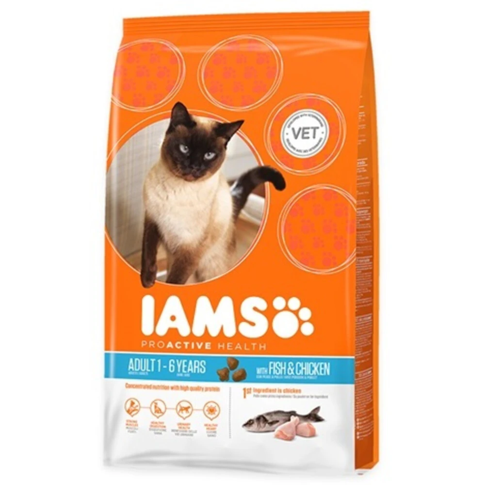 Iams Kattenvoer Adult Oceaan Vis 3 Iams Kattenvoer Adult Oceaan Vis