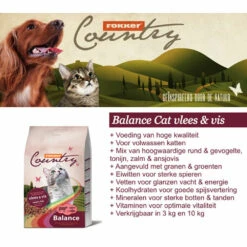 Fokker Country Balance Kattenvoer Vlees & Vis 7 Fokker Country Balance Kattenvoer Vlees & Vis -Deli Prins Winkel 951627 3