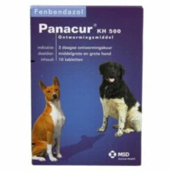 Panacur Ontworming Tabletten Hond - Kat 500 Mg