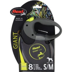 Flexi Rollijn Giant Band Neon Geel