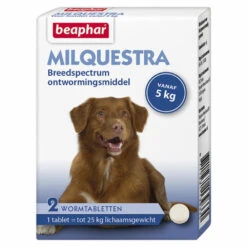 Beaphar Milquestra Ontworming Tabletten Hond 5-50kg