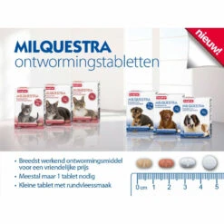 Beaphar Milquestra Ontworming Tabletten Hond 5-50kg -Deli Prins Winkel 975809 3