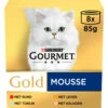 6x Gourmet Gold Fijne Mousse Rood -Deli Prins Winkel 976989