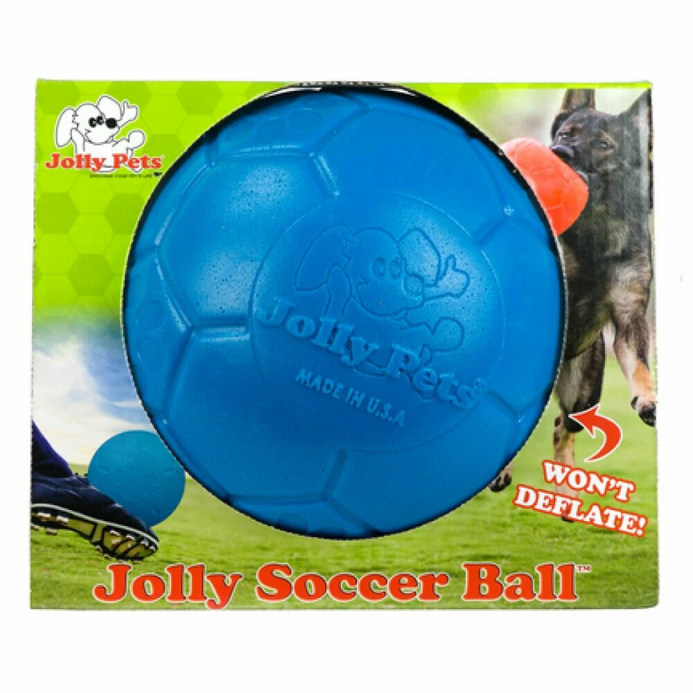 Jolly Pets Soccer Ball Oceaan Blauw ø 20 Cm 6 Jolly Pets Soccer Ball Oceaan Blauw ø 20 Cm - Afbeelding 4