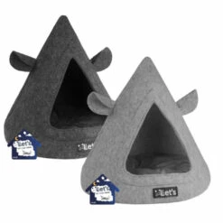 Letu0027s Sleep Pet Cave TeePee Grijs -Deli Prins Winkel 989823 3